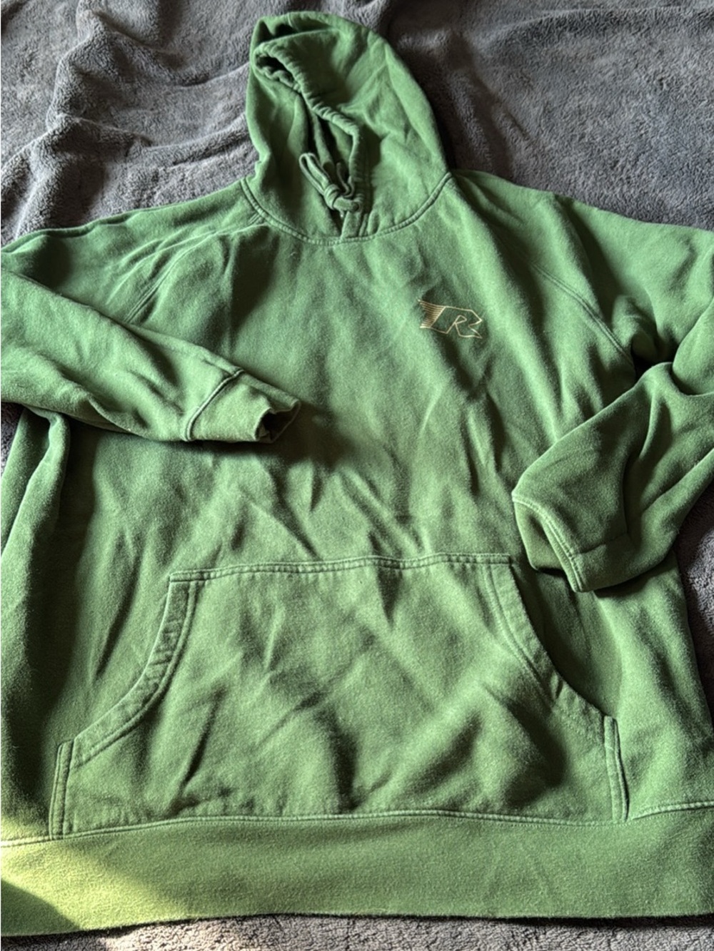 RAW NUTRITION Green Pullover Hoodie